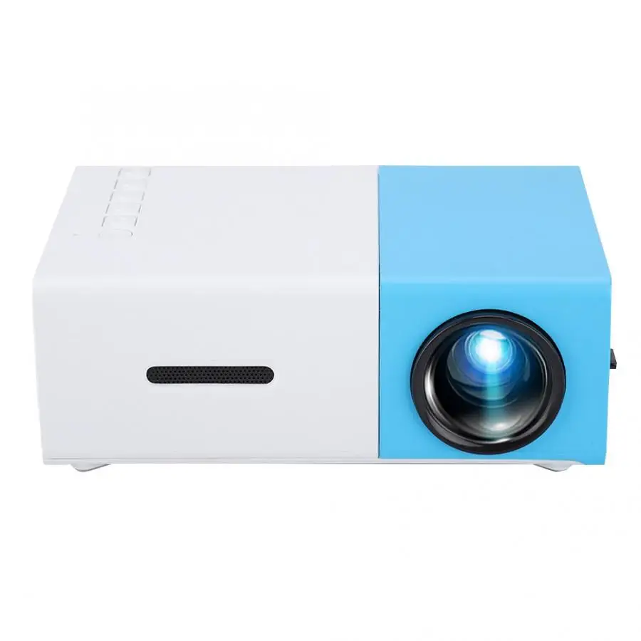 

YG300 LED Projector 600 lumen 3.5mm Audio 320x240 Pixels YG-300 HDMI USB Mini Projector Home Media Player