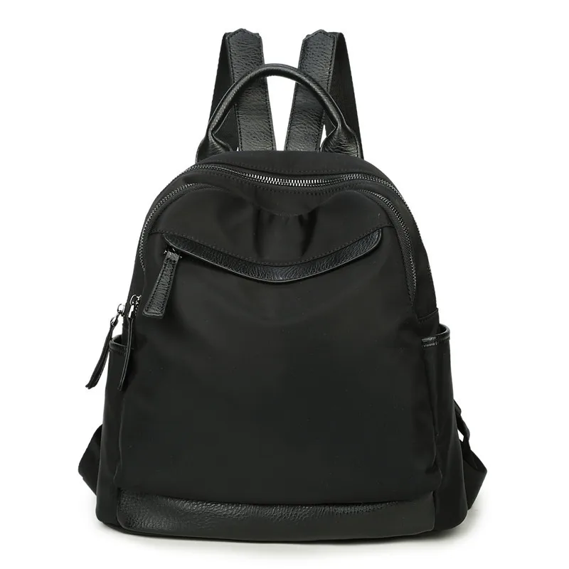 Obstine, дизайнерские женские рюкзаки, водонепроницаемые, Оксфорд, рюкзак, женские школьные сумки для девочек-подростков, повседневная дорожная сумка через плечо - Цвет: Черный