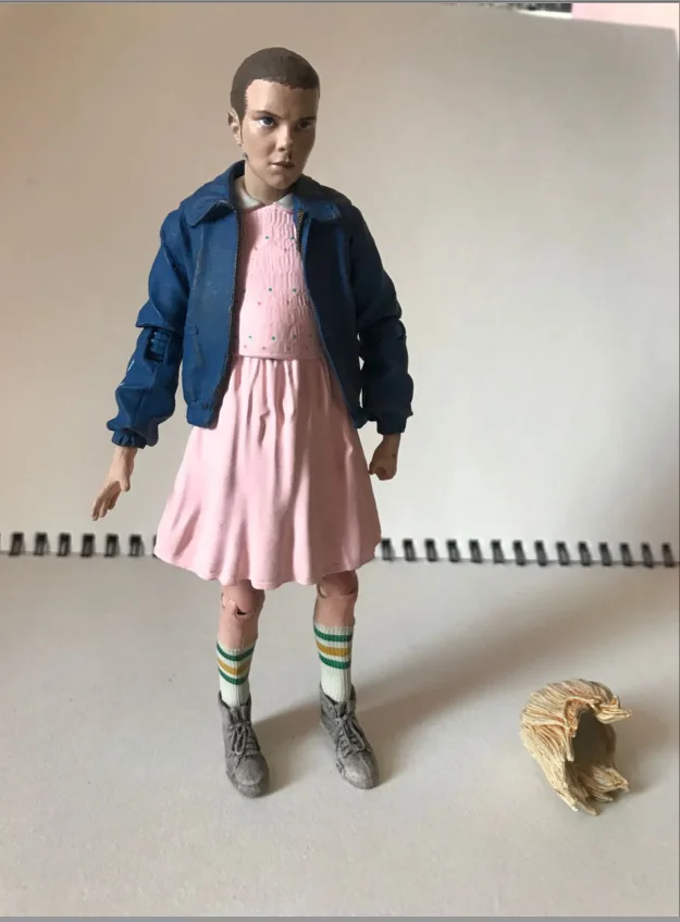

Exclusive Original Garage Kit Stranger Things - Eleven with Accessories Joints Doll Action Figure Collectible Model Loose Toy