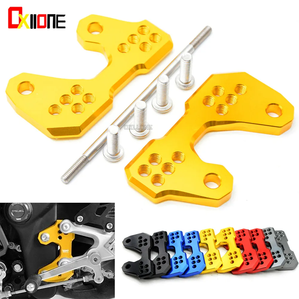 

For yamaha YZF-R3 CNC Aluminum Motorcycle Rearset Base Foot Pegs Rear Motorcycle FOR YAMAHA YZF-R3 MT-03 15-16