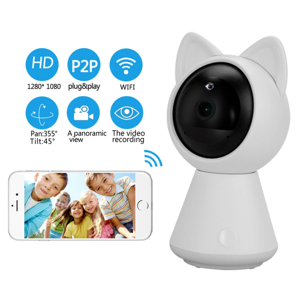 

OBO Hands Mini 1080p HD IP Wifi Camera CCTV wi-fi Security Wireless 360 Home Camera 1080P Night Vision Support Two-way Audio