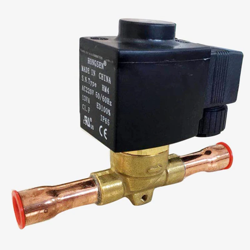 

Normally closed type freezing solenoid valve SV68-3 SV68-4 welded type cold storage solenoid valve Air Conditioner Units