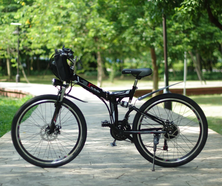 Excellent 26 inch folding mountain electric bicycle 48V lithium battery 21 speed variable speed system bike PAS cycling smart Lcd ebike 32