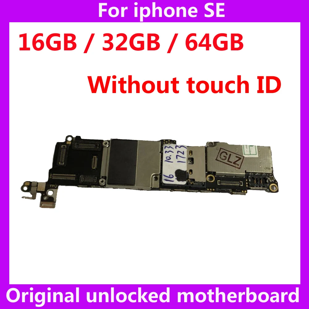 Материнская плата для iphone 5SE оригинальная системная с бесплатным iCloud SE 16 ГБ 32 64