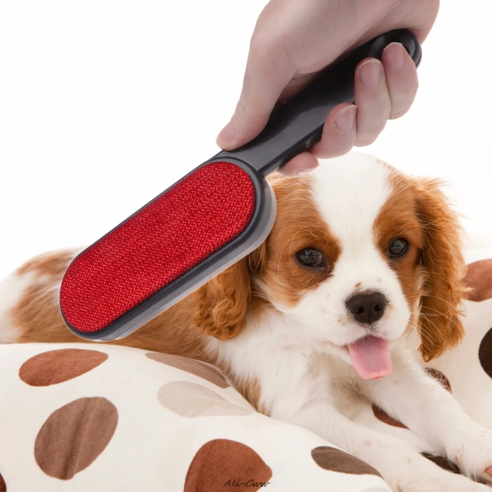1Pc Pet Dog Cat Hair Remover Portable Double Side Cleaning Brush For