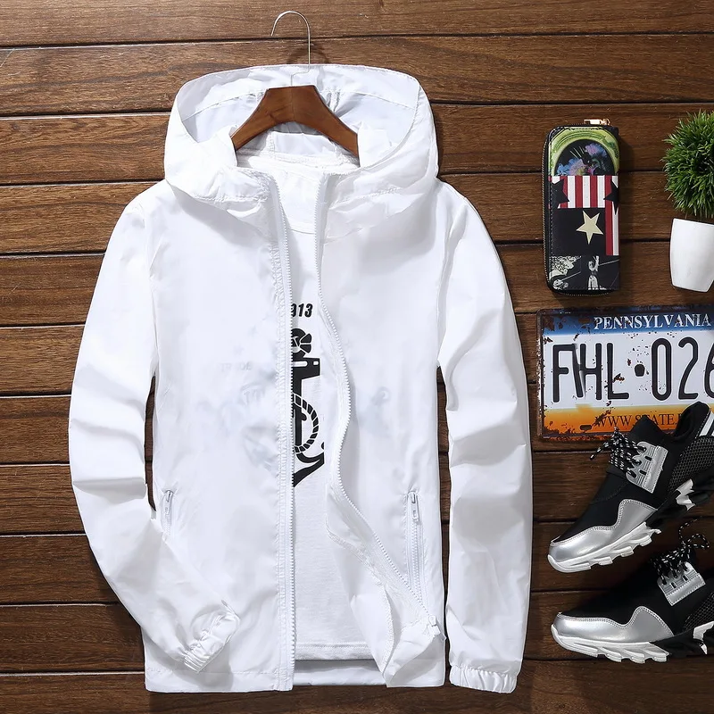 Download 2019 Summer Men's Ultra Light Windbreaker Super Thin ...