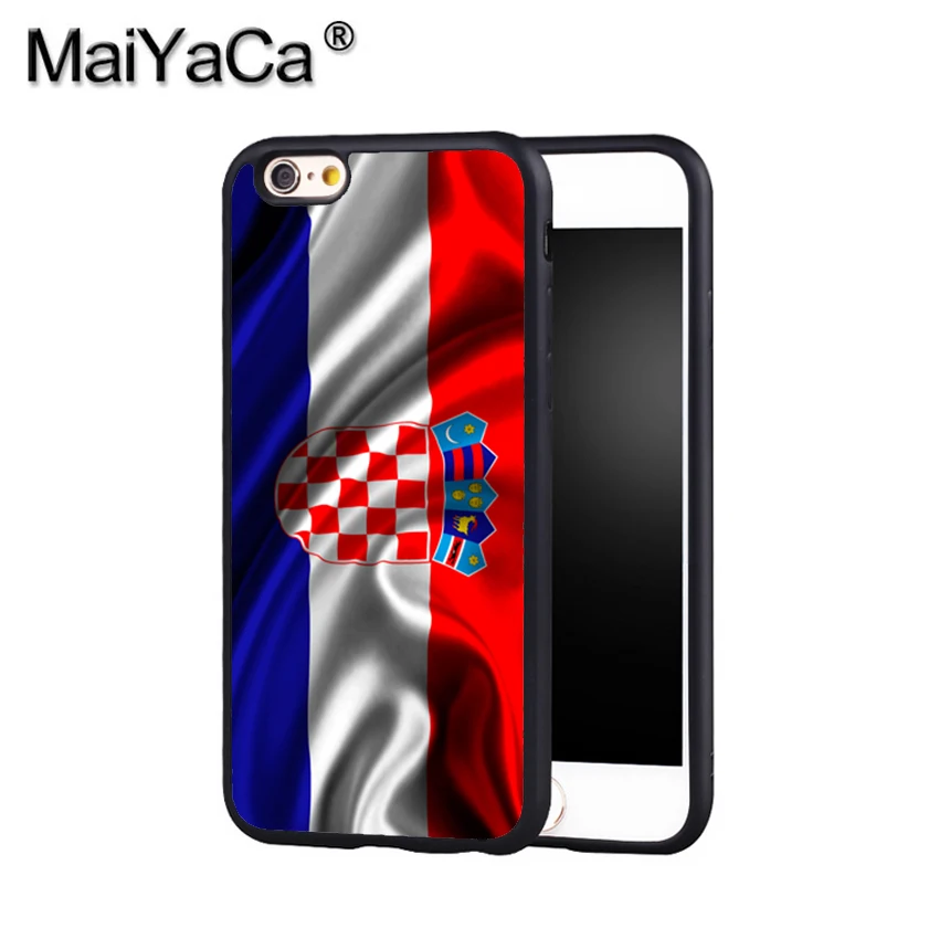 Maiyaca Хорватия флаг 6 Телефон чехол для iPhone X 8 S плюс 7 Plus 5 5S 5C 4S SE мобильного мягкий