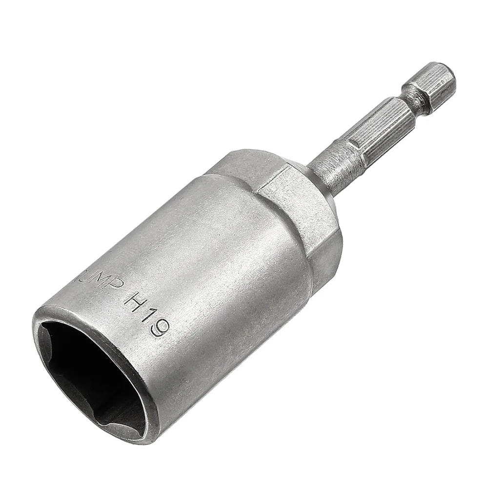 

UXCELL 10PCS 1/4" Quick Change Shank Cr-V 7-19mm Metric Hex Nut Driver Setter,3"-6" Length for Quick-change Chucks,Drills Driver