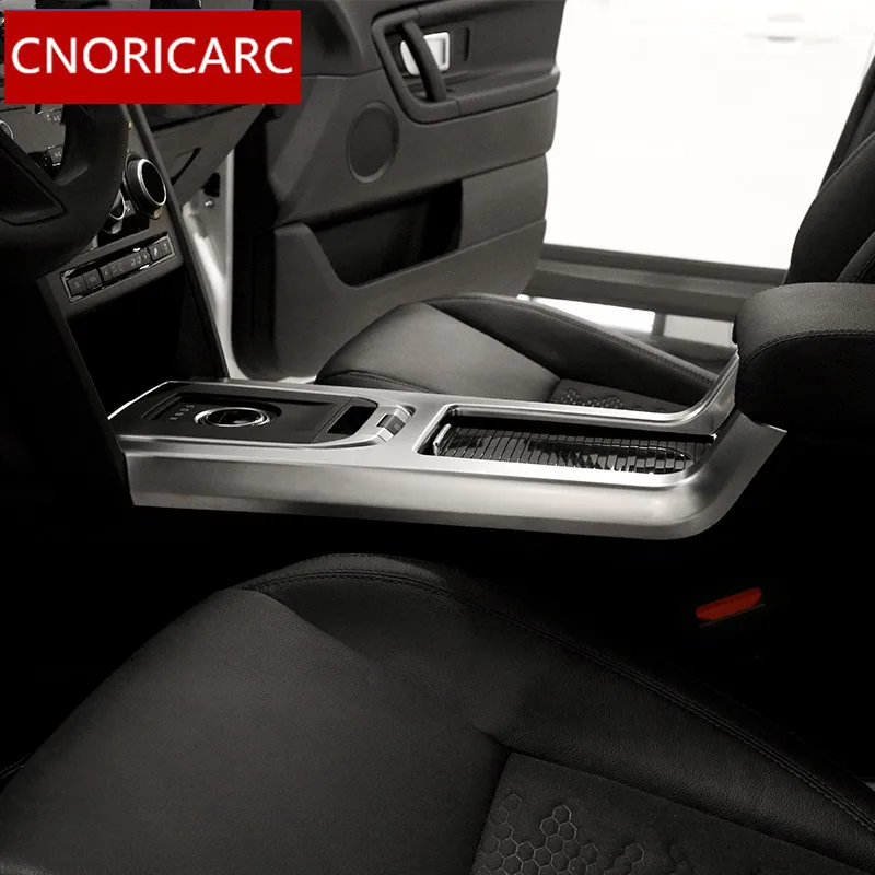 

CNORICARC Chrome ABS Styling Central Gear Shift Panel Trim Cover Decals For Land Rover Discovery Sport 2015-18 Car Accessories