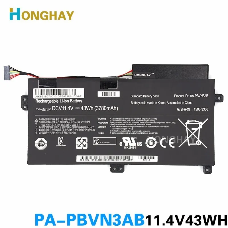 Аккумулятор HONGHAY для ноутбука SAMSUNG NP370R4E NP370R5E np450r5e Np470 Np510 с на 1 5 |laptop battery for samsung|laptop