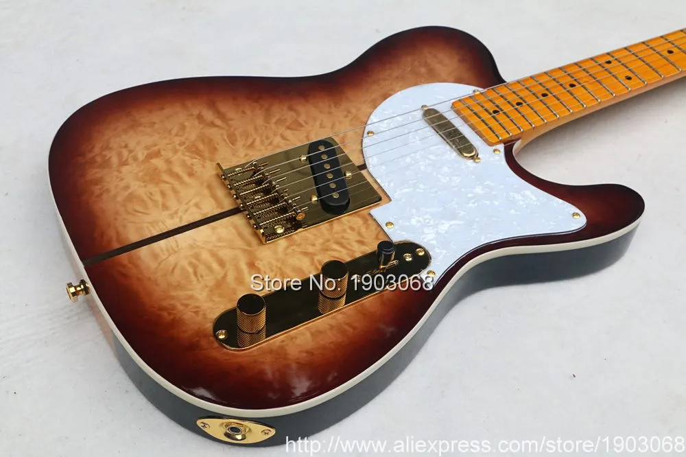 Новое поступление Custom Shop TL электрогитара Merle Haggard Signature Tuff Dog guitar-отличное качество, коричневый цвет