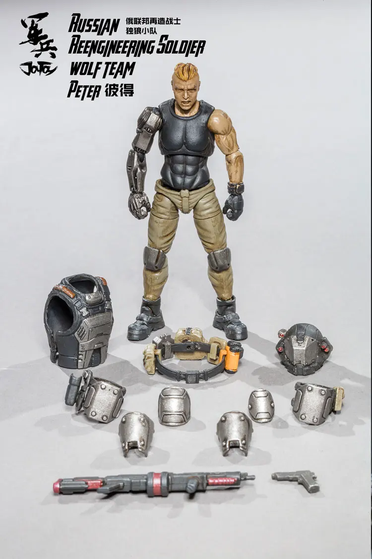 

JOY TOY 1/18 Russian soldiers figure REENGINEERING SOLDIER WOLF TEAM Peter model doll Free shipping