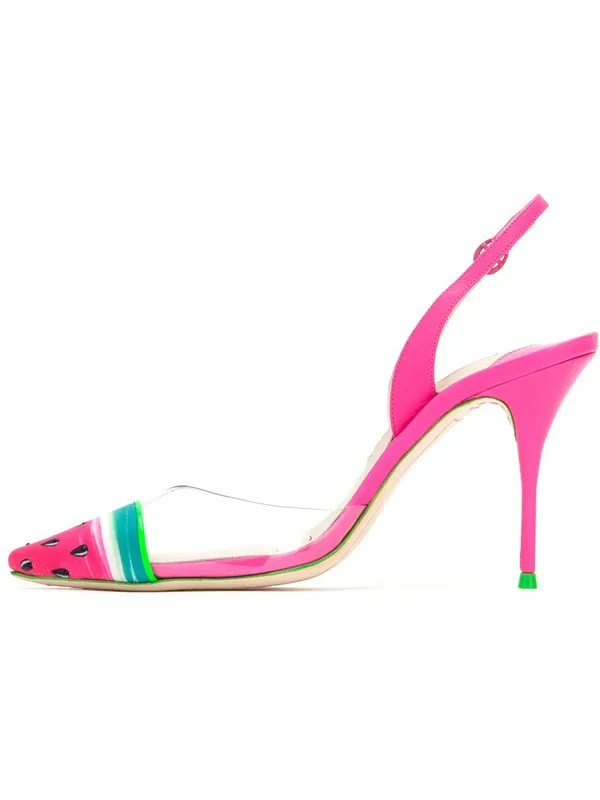 

European Style Watermelon Sandal Shoes Woman Transparent Women Sandals 2018 New Elegant Women Summer Shoes Sexy Sandalias Mujer