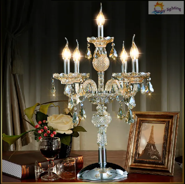 Free shipping tall table lamps indoor lighting desk lamp glass