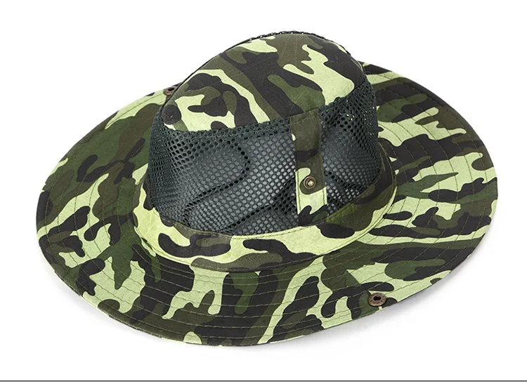 SJ Maurie Militar Boonie Caça Pesca Chapéu
