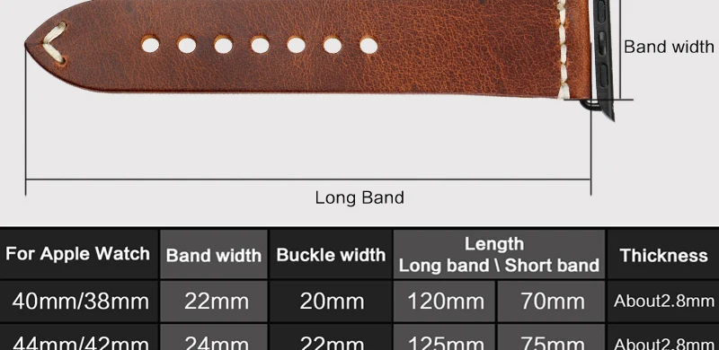 Аксессуары MAIKES из натуральной кожи для Apple Watch 38 мм 42 мм ремешок для Apple Watch 44 мм 40 мм серия 4 3 2 1 iWatch ремешок Браслеты