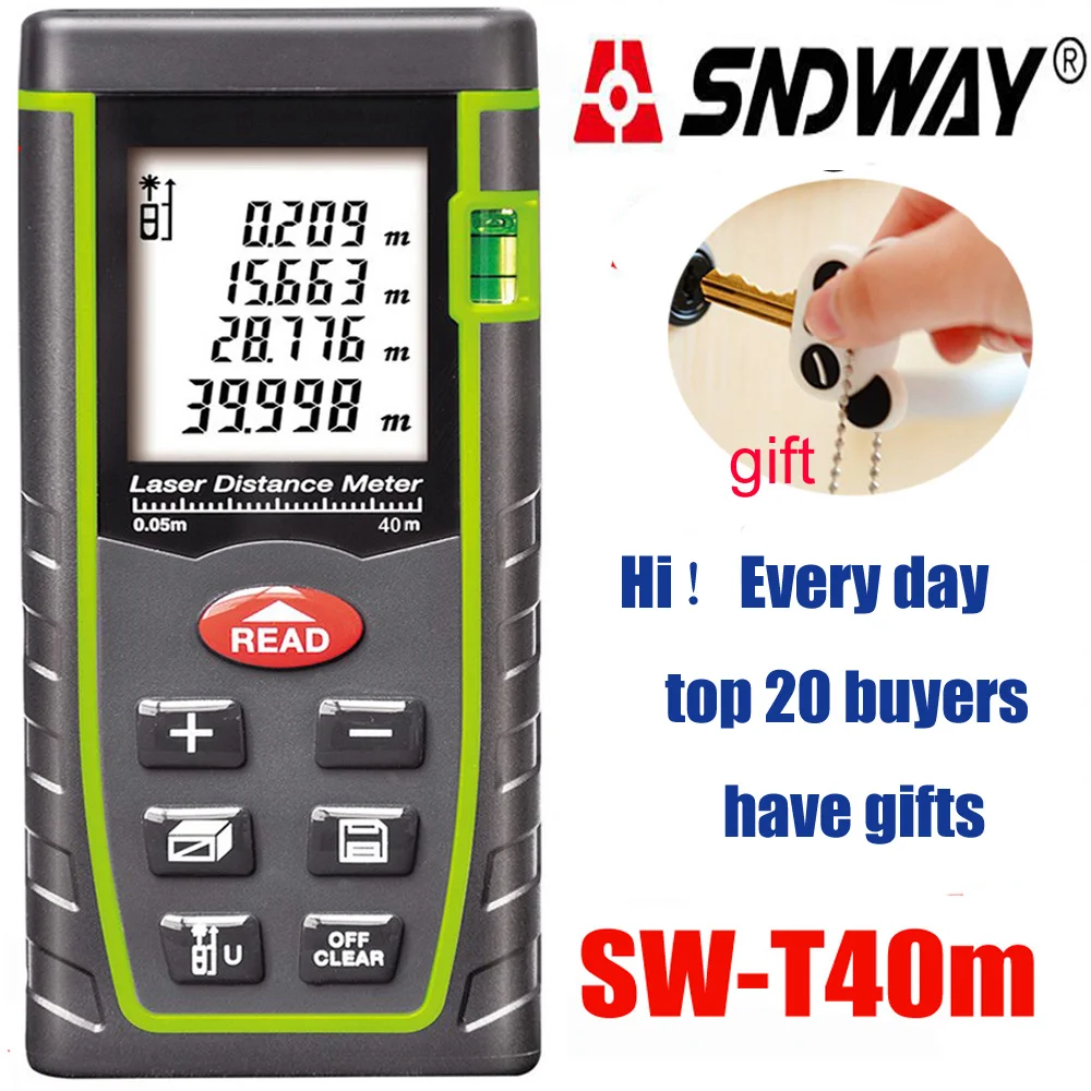 Digital laser rangefinder distance meter Electronci Ruler, range finder Measure 40M 60M 80M 100M Laser Tape Measure trena ruler