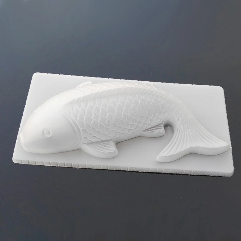 BalleenShiny DIY 3D кои рыба карп плесень пластик; желеобразная масса ручной работы форма для выпечки торт шоколадный пудинг формочка, инструмент для выпечки Посуда