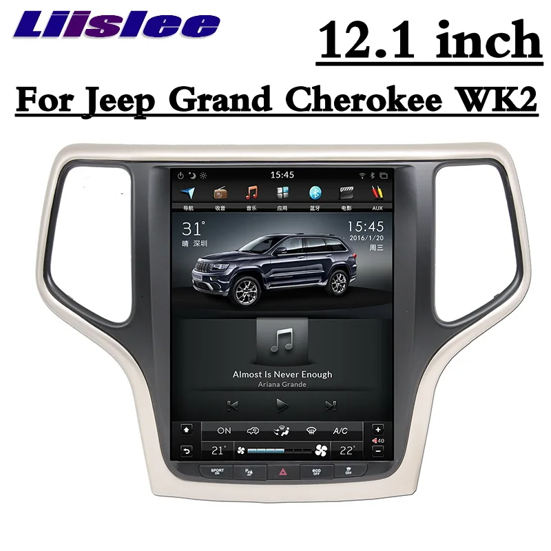 For Jeep Grand Cherokee WK2 2011~2018 NAVI 2G RAM LiisLee Car Multimedia GPS WIFI Audio Radio Navigation MAP Large Screen 6