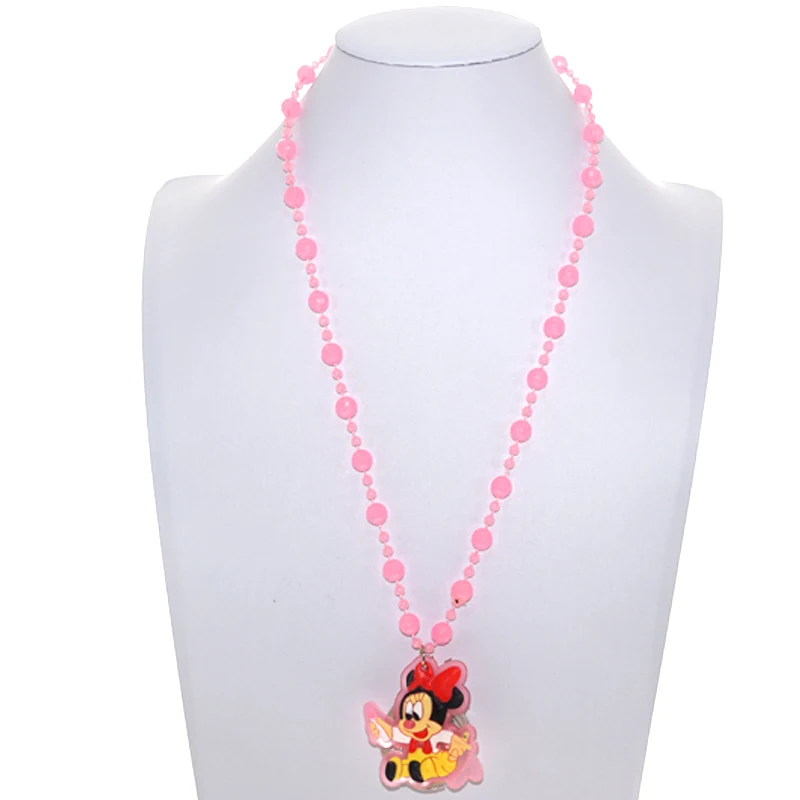 

New Arrival 12pcs/lot Led Flashing Beads Necklace Luminous Cartoon Pendant Christmas Party Birthday Wedding Decoration Toys New