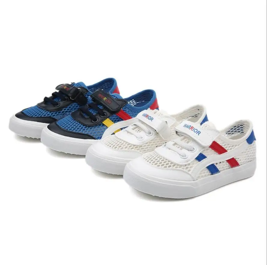 Breathable Material Kids Girls Mesh Shoes Sneakers Running Sports Shoes Size EUR23-37 Children Shoes white blue color