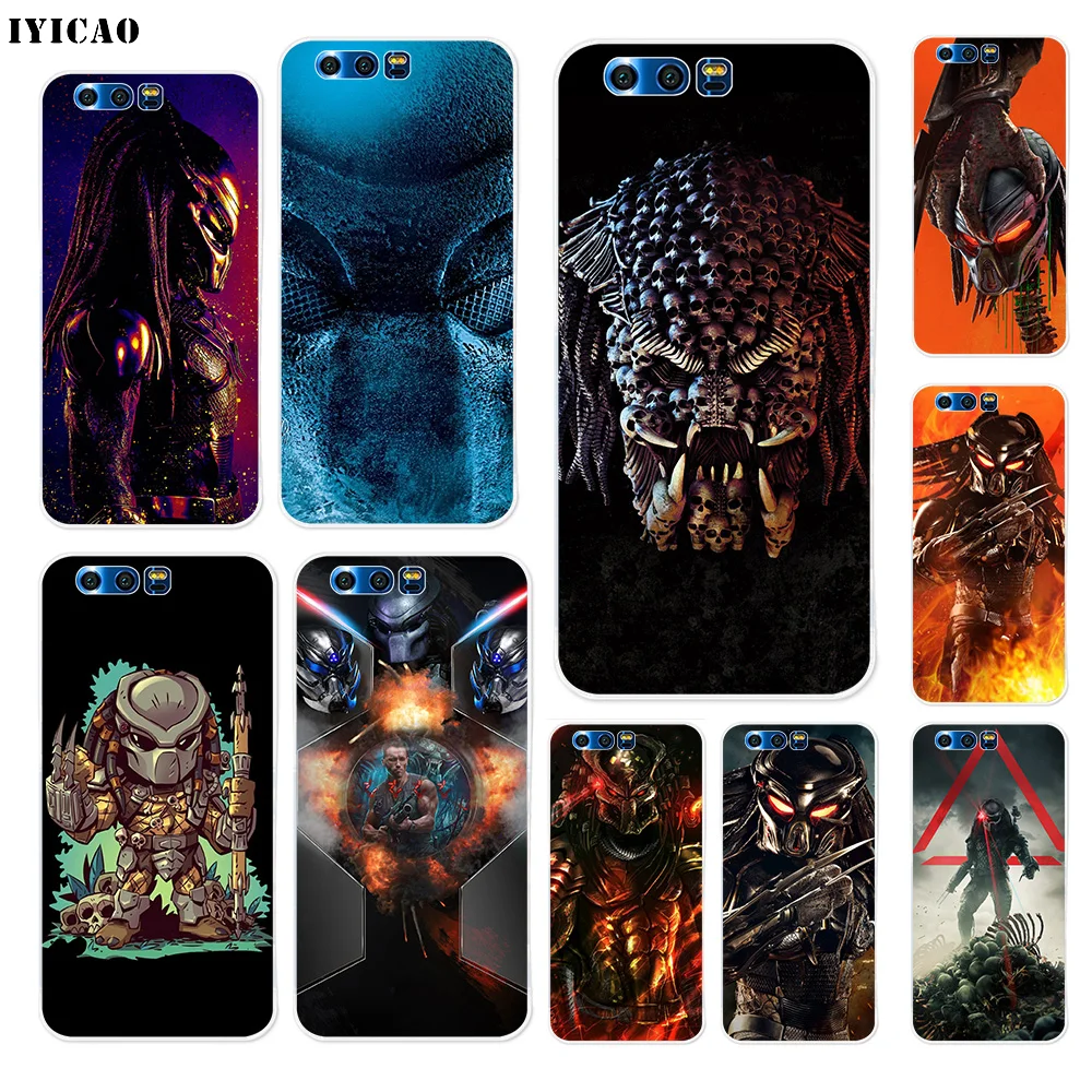 

IYICAO The Predator movie Soft Silicone Case for Huawei Y9 Y7 Y6 Prime 2018 Honor 8C 8X 8 9 10 Lite 7X 7C 6A 7A Pro Cover