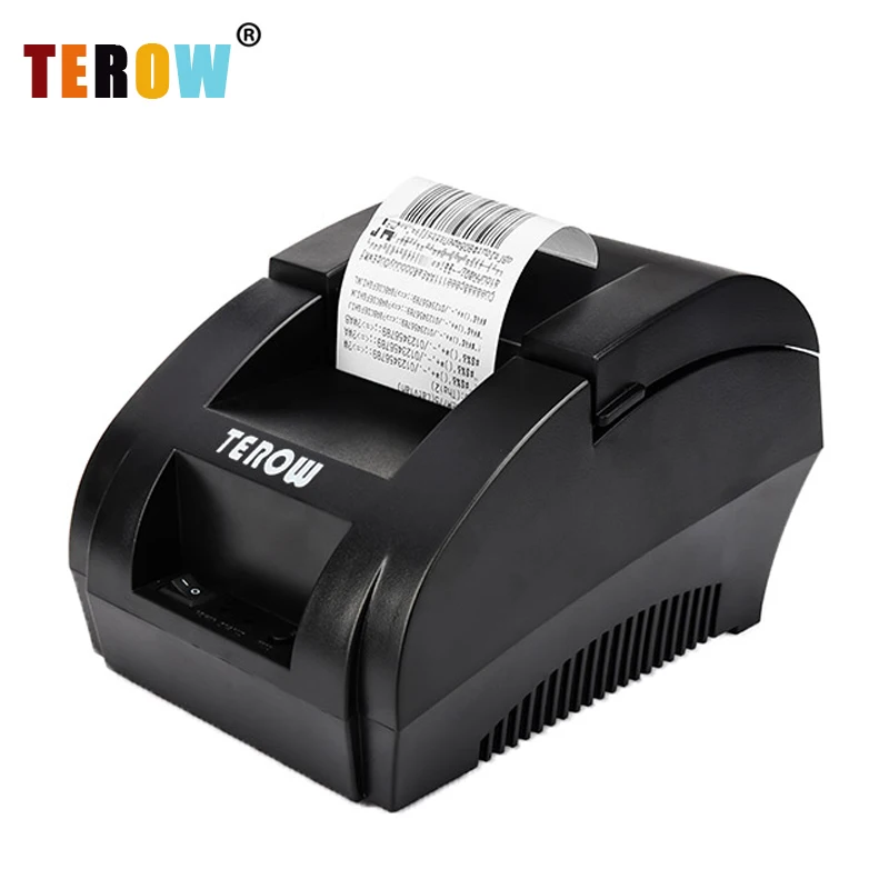 TEROW 5890K Thermal Receipt Printer POS Printer USB Paper Roll Port