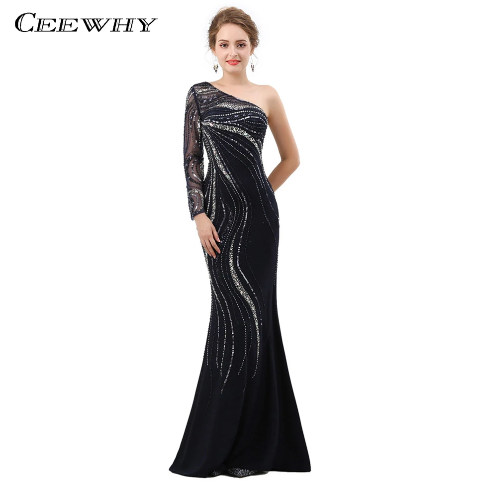 crystal evening gown