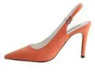 Г., летние новые стильные босоножки женские замшевые пикантные корейские модные осенние туфли на высоком каблуке - Цвет: Orange 8.5cm