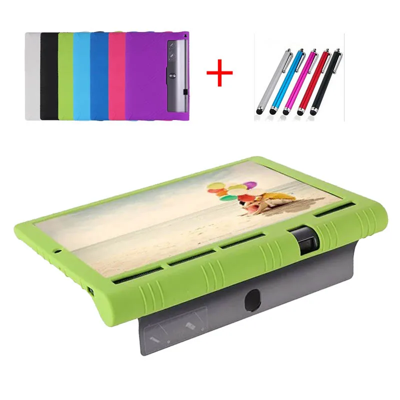 

for Lenovo YOGA Tab 3 plus Soft Silicon Case For Lenovo Yoga Tab 3 Pro 10" X90 YT3-X90F X90M X90L soft case+Stylus
