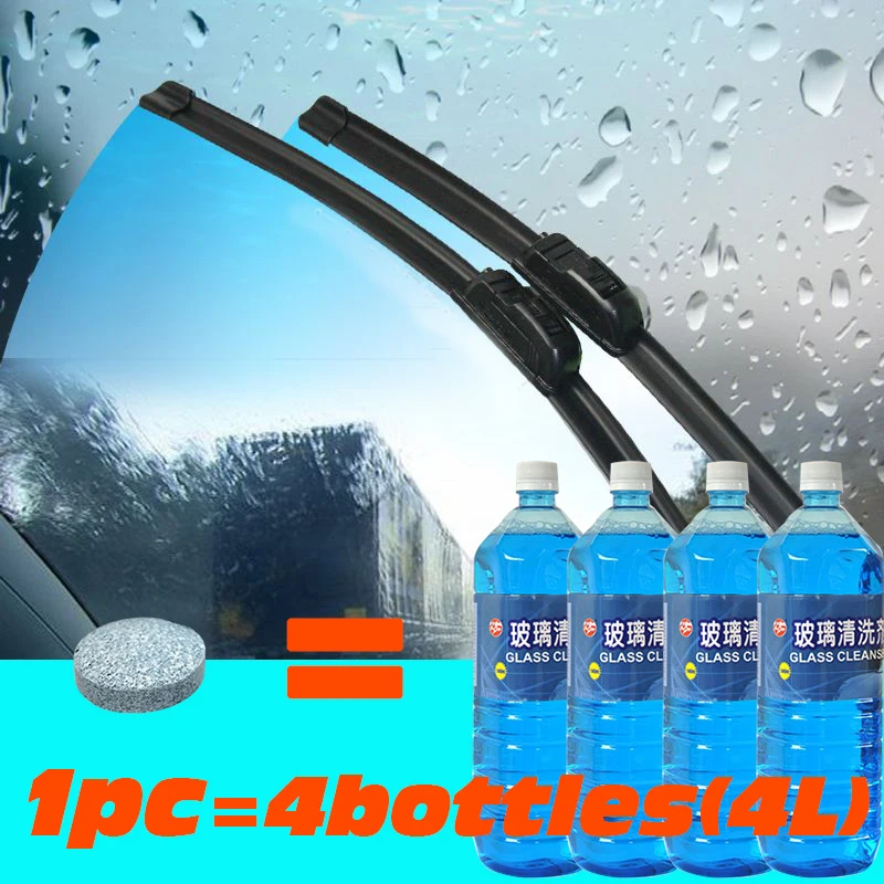 

Wiper Effervescent Tablets Car Windshield Cleaning Auto Window Clean Car Accessories 1PC Glass Cleaner Solid Wiper Fine Clear