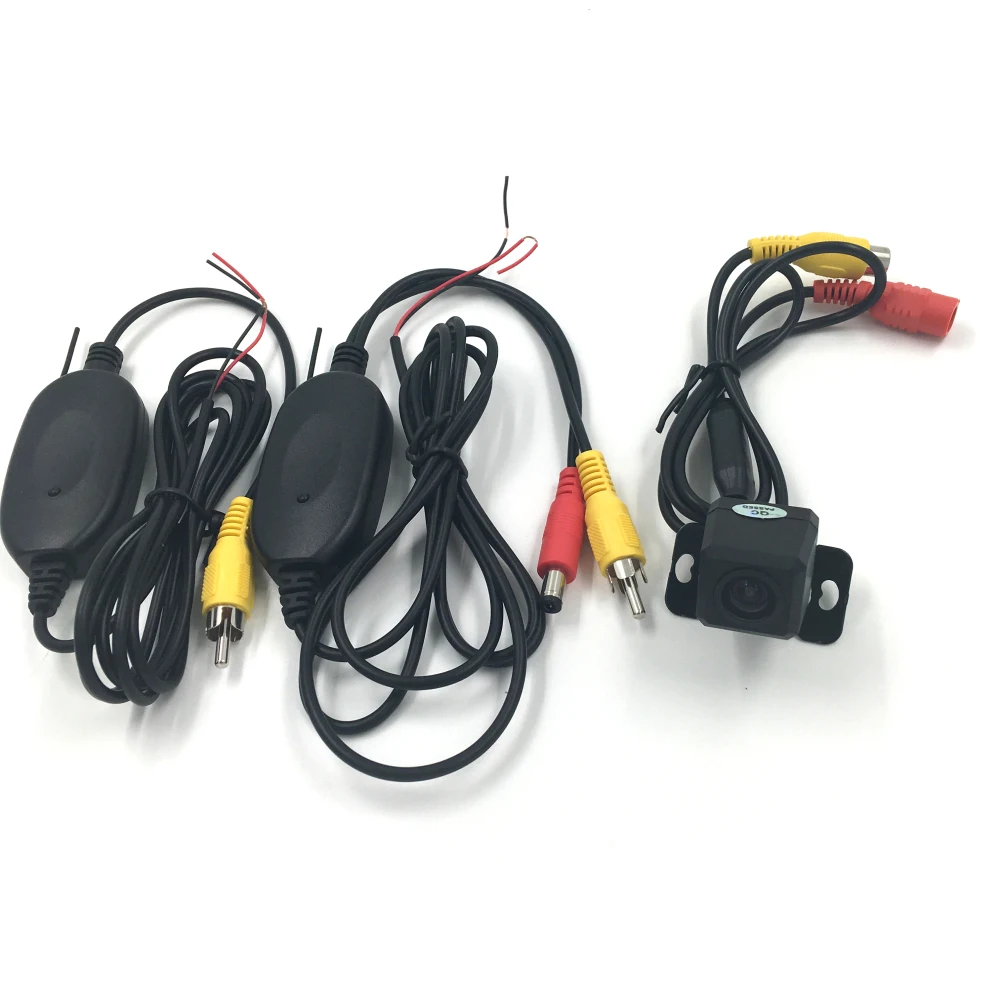 

New Car Square Camera Auto Reverse Backup Parking Camera + 2.4G Wireless Transmitter Receiver GPS Back View Camera