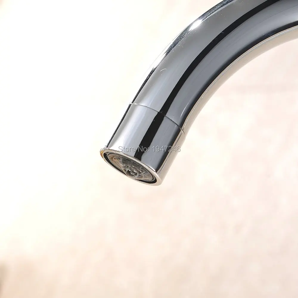  Wholesale High Quality Very Sturdy Paris Designer Double Handles Chrome Kitchen Sink Mixer Valve Ta - 32698445607