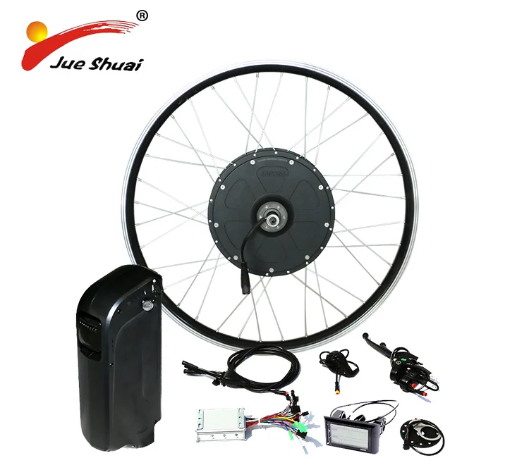 Flash Deal New Arrival 26" 700C rear Motor powerful 1000w electric bike conversion kit 48v 10ah lithium battery electric bicycle kit 5