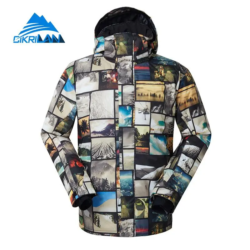 

Mens Winter Windproof Waterproof Outdoor Jackets Snow Ski Jacket Skiing Snowboard Coat Padded Sport Hiking Snowboarding Coats