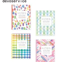 Kawaii милый блокнот с цветами живопись Дневник Книга Эскиз Книга для пайки дневник Творческие Школьные принадлежности