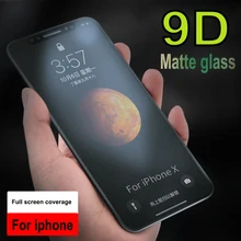 Матовое стекло для iphone 7 8 Plus X XS MAX закаленное стекло твердость 9h iphone XR 6 6S протектор экрана стекло