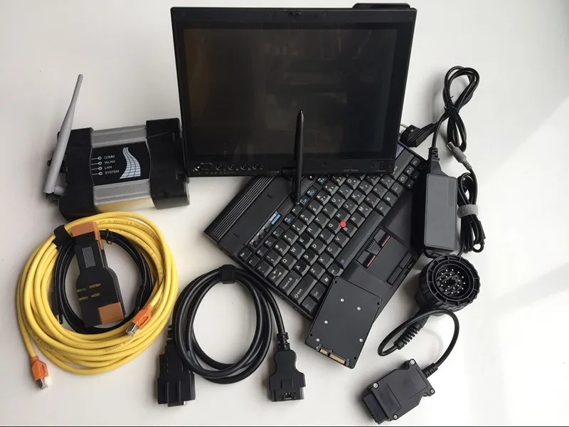 For BMW ICOM Next Wifi Diagnostic &amp Programming Tool with SSD 2021-10 Software and Laptop x201t Expert model |