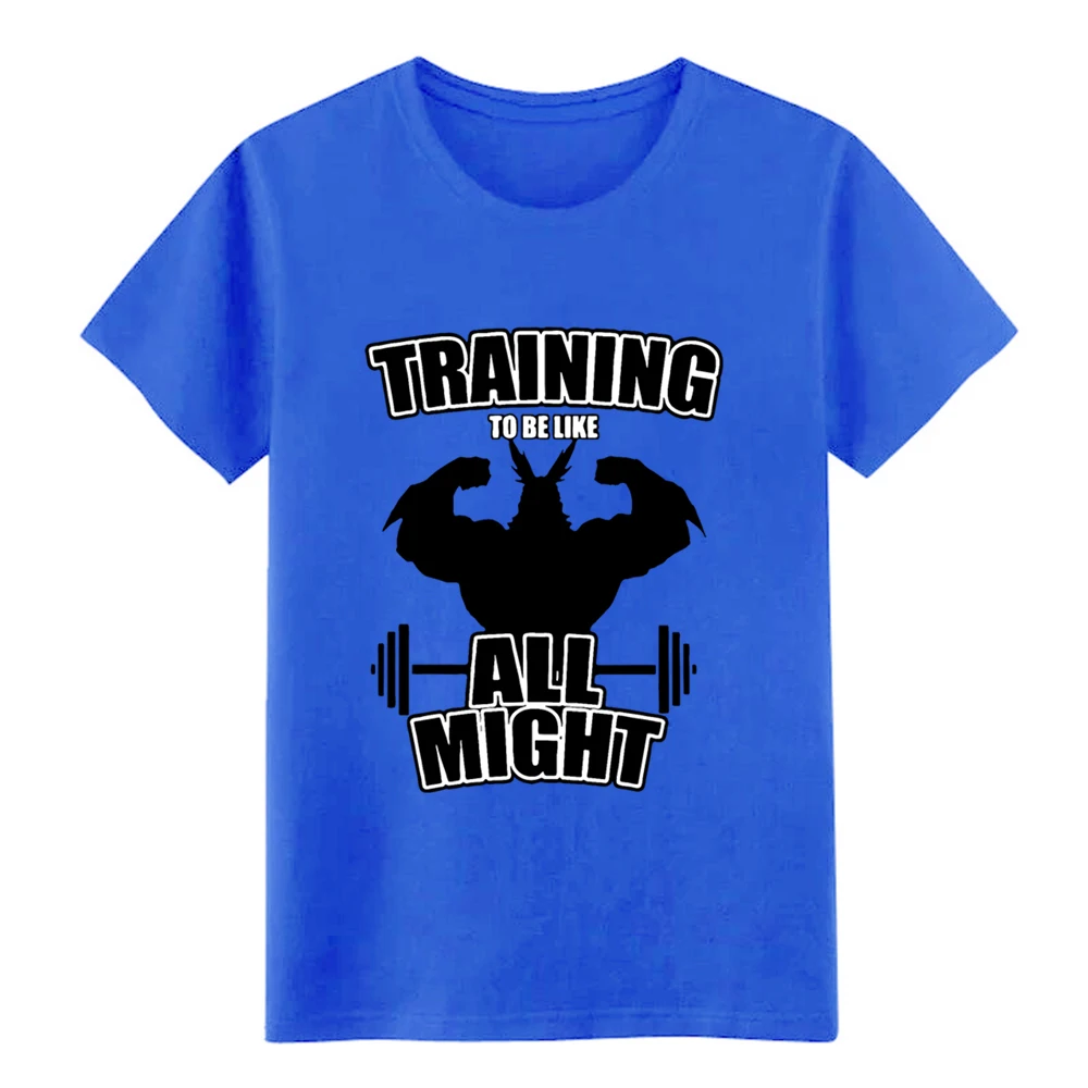 Men s all might t shirt Designs Short Sleeve Crew Neck Natural Interesting New Style summer Family shirt
