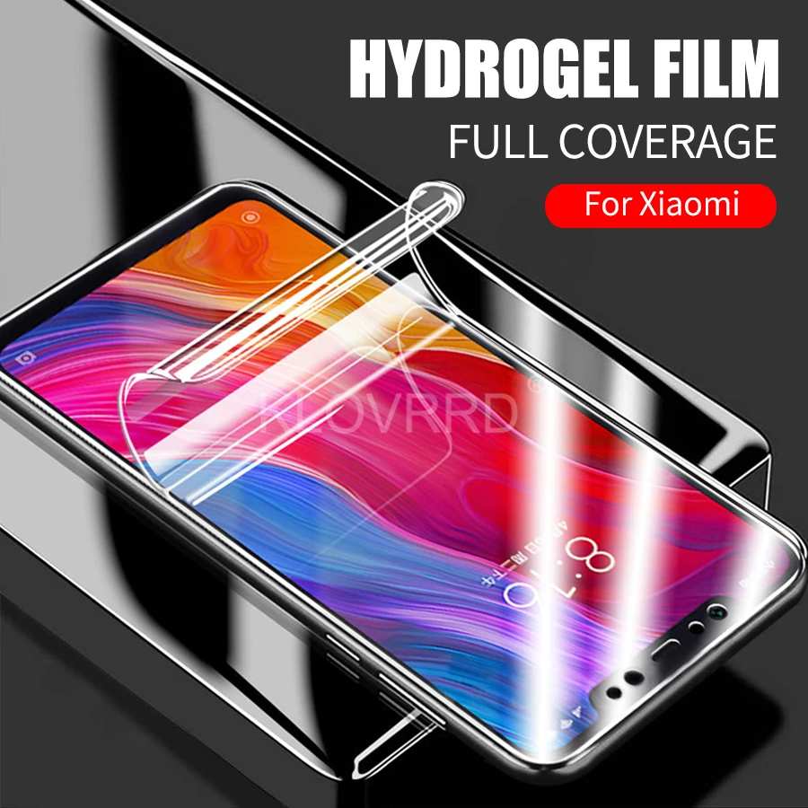 Мягкая защитная пленка на весь экран для Xiaomi mi 6 x 3 2S Note MAX 2 A1 A2 Lite 6X Black Shark Helo Hydrogel |