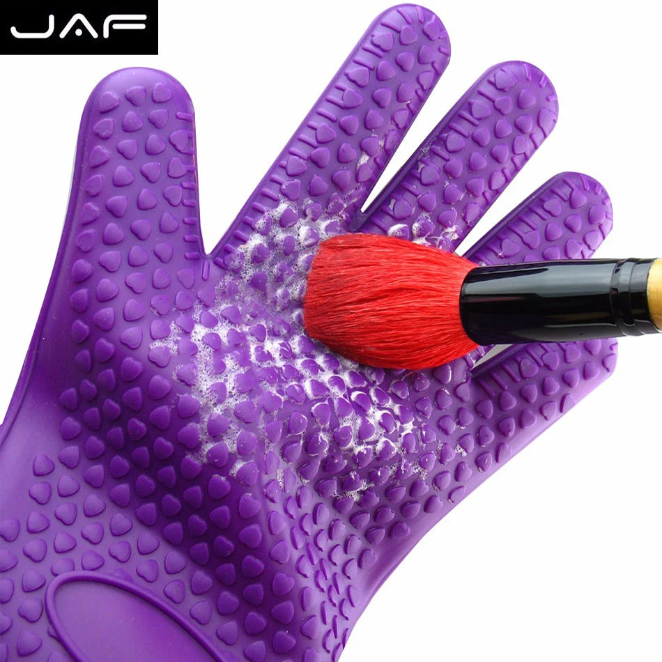 JAF Silicone Cosmetics Cleanser Makeup Brush Cleaner Glove Cleaning