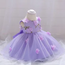 Платья для новорожденных с цветами и бабочками; Цвет фиолетовый, розовый; vetement bebe fille Vestido infantil Vestidos Bebe recien nacido flores