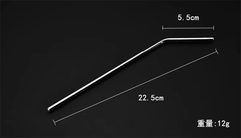 Многоразовая соломенная пипетка всасывающая металлическая нержавеющая сталь Питьевая соломинка труба прямая изогнутая трубка вечерние аксессуары для бара