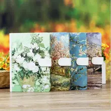 Живопись цветы жизни Тетрадь подарок дневник записная книжка повестки дня Планировщик Материал Эсколар caderno офиса Канцтовары gt103