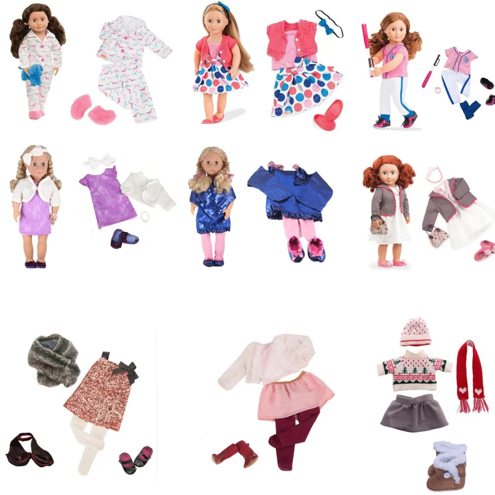

Babyborn Doll Clothes 9 Different Outfits With Shoes And Accessories Fit 18inch Girl Doll 45cm Baby Doll