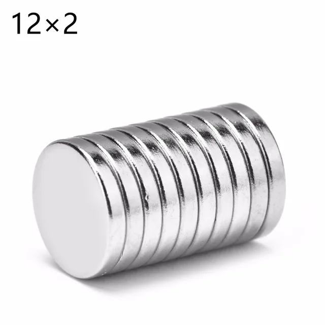 20 pcs 12x2mm n35 petit disque rond aimant super fort puissant 12*2