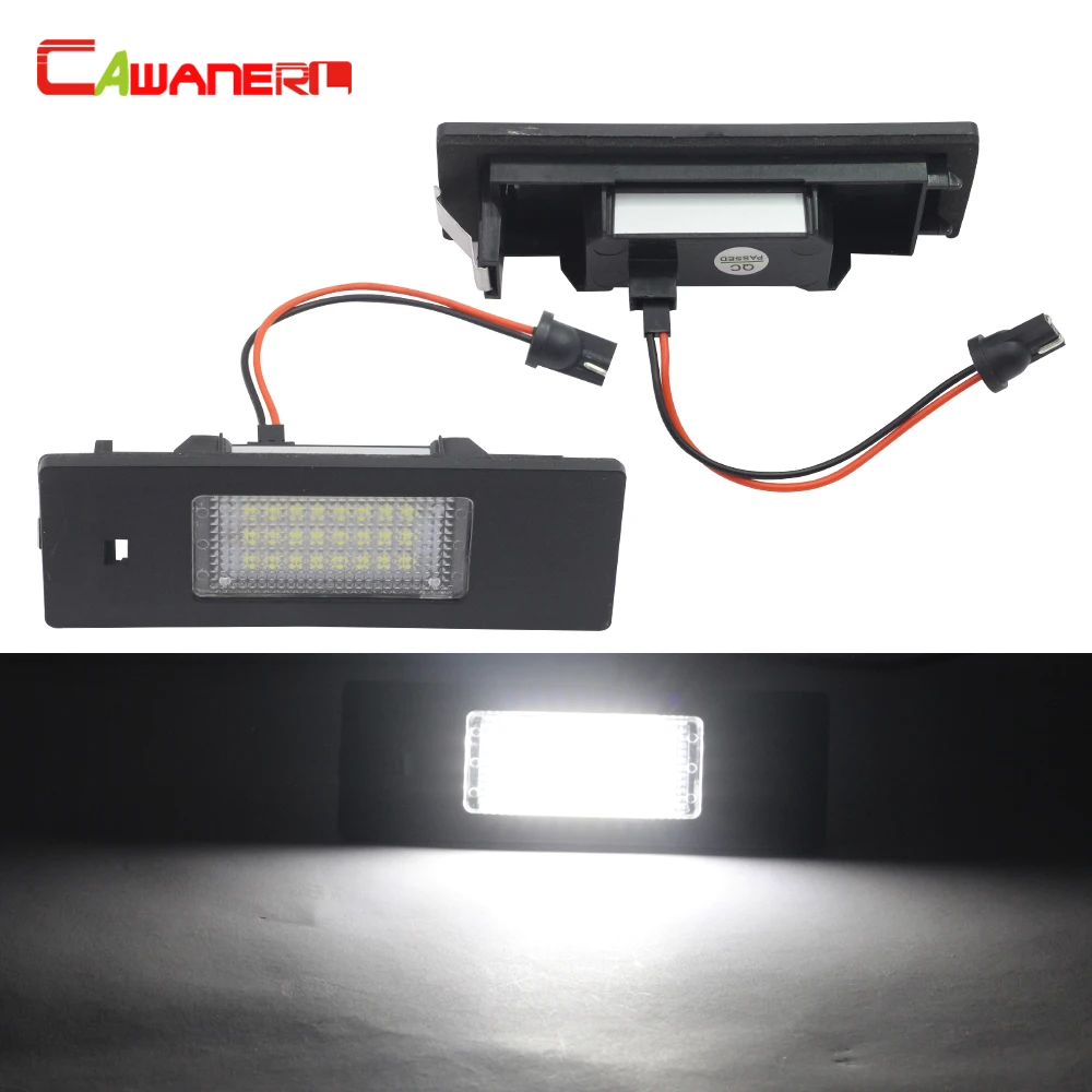 Cawanerl Per Bmw E87 E63 E64 E81 E85 E86 Z4 Car Styling 24 Smd Canbus Numero Led Luce Della Targa Bianca 12 V 2 Pezzi