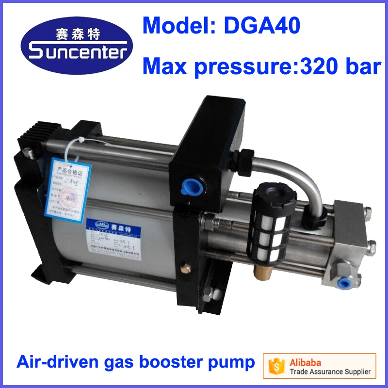 Sunцентр DGA40 модель 320 бар пневматический кислородный газовый подкачивающий насос