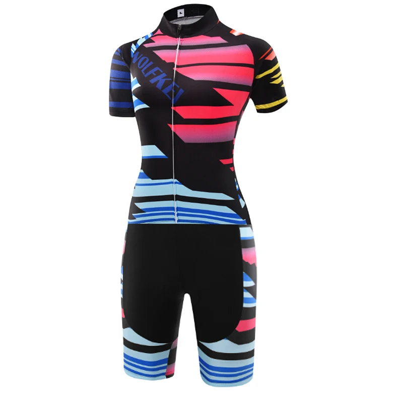 Download New Hot WOLFKEI Skinsuit Cycling Clothing one piece ...