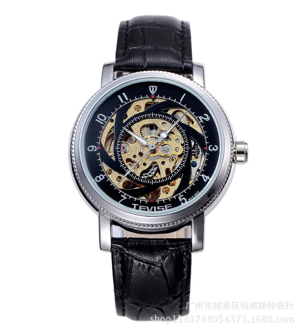 

Men's Hollow Automatic Watch Mechanical Watch Men waterproof Stainless Steel Watch Fashion Dress Business Design Hubby Watch
